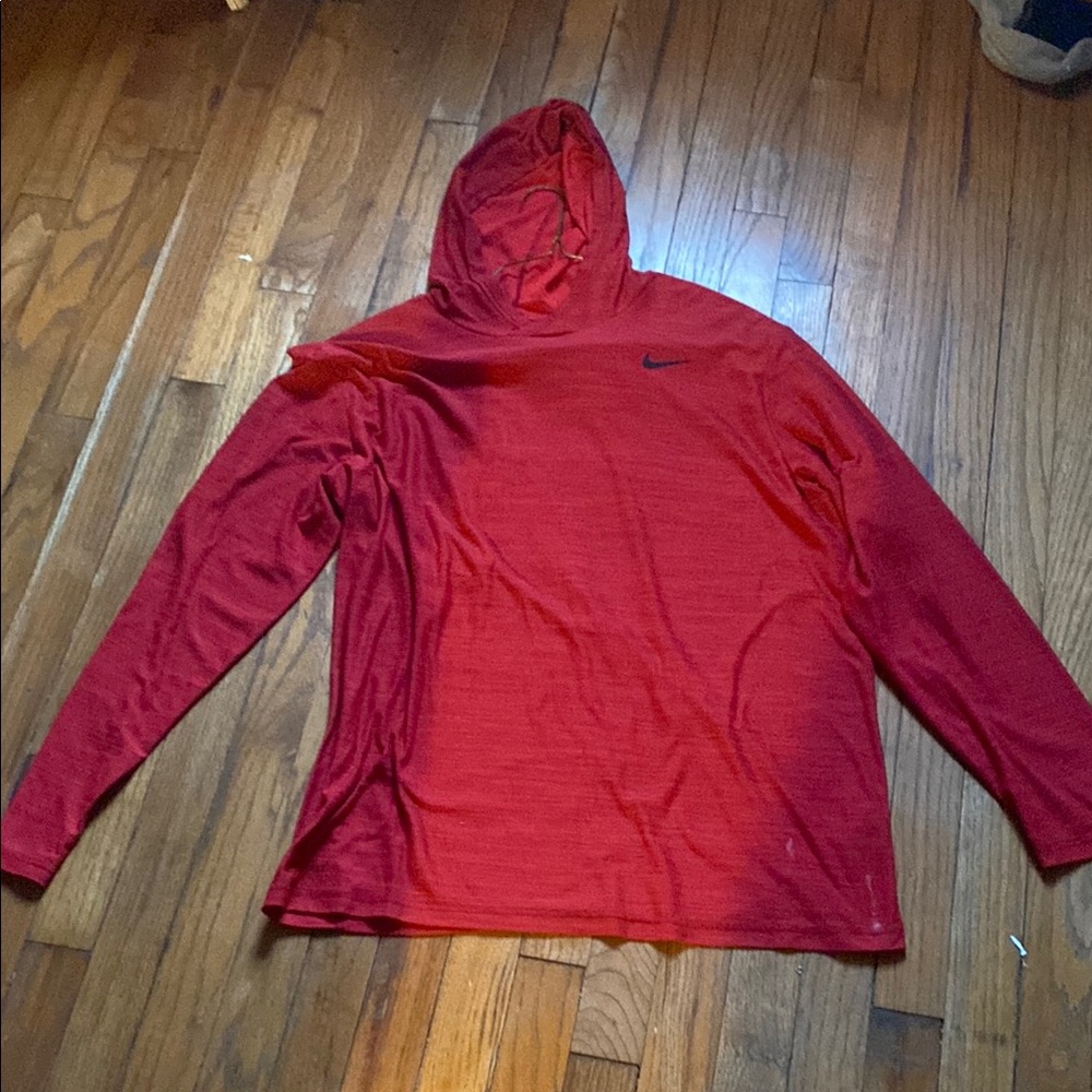 Nike Red Hoodie